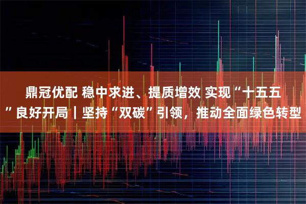 鼎冠优配 稳中求进、提质增效 实现“十五五”良好开局｜坚持“双碳”引领，推动全面绿色转型