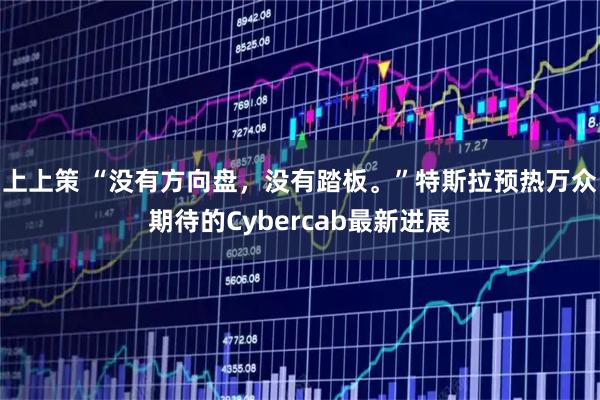 上上策 “没有方向盘，没有踏板。”特斯拉预热万众期待的Cybercab最新进展